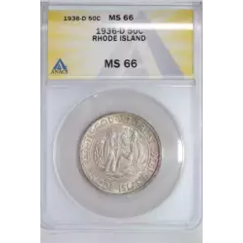 Classic Commemorative Silver--- Providence, Rhode Island, Tercentenary 1936 -Silver- 0.5 Dollar