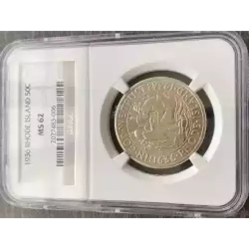 Classic Commemorative Silver--- Providence, Rhode Island, Tercentenary 1936 -Silver- 0.5 Dollar (3)