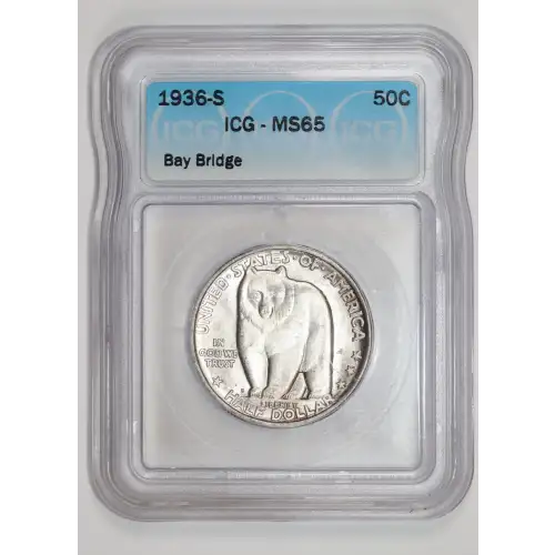 Classic Commemorative Silver--- San Francisco - Oakland Bay Bridge Opening 1936 -Silver- 0.5 Dollar