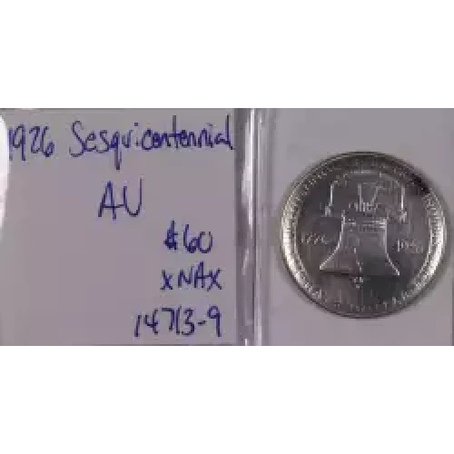Classic Commemorative Silver--- Sesquicentennial of American Independence 1926 -Silver- 0.5 Dollar
