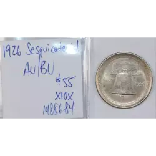 Classic Commemorative Silver--- Sesquicentennial of American Independence 1926 -Silver- 0.5 Dollar