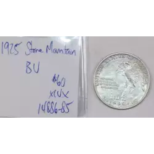 Classic Commemorative Silver--- Stone Mountain Memorial 1925 -Silver- 0.5 Dollar (2)