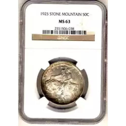 Classic Commemorative Silver--- Stone Mountain Memorial 1925 -Silver- 0.5 Dollar (3)