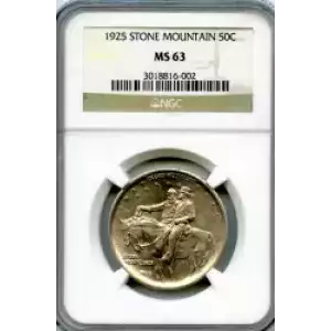 Classic Commemorative Silver--- Stone Mountain Memorial 1925 -Silver- 0.5 Dollar (3)