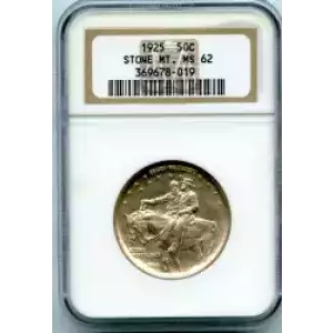 Classic Commemorative Silver--- Stone Mountain Memorial 1925 -Silver- 0.5 Dollar (3)