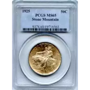 Classic Commemorative Silver--- Stone Mountain Memorial 1925 -Silver- 0.5 Dollar (3)