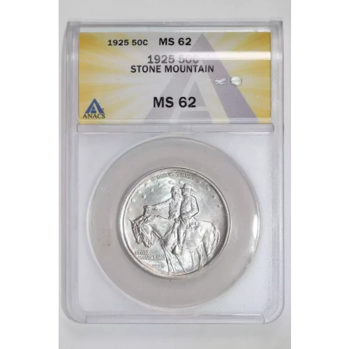 Classic Commemorative Silver--- Stone Mountain Memorial 1925 -Silver- 0.5 Dollar