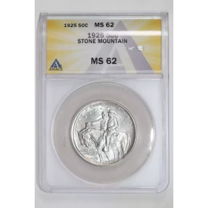 Classic Commemorative Silver--- Stone Mountain Memorial 1925 -Silver- 0.5 Dollar