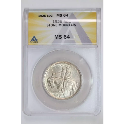 Classic Commemorative Silver--- Stone Mountain Memorial 1925 -Silver- 0.5 Dollar