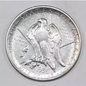 Classic Commemorative Silver--- Texas Independence Centennial 1934-1938-Silver- 0.5 Dollar