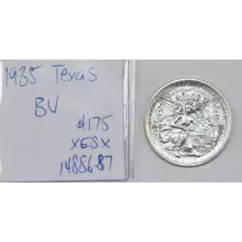 Classic Commemorative Silver--- Texas Independence Centennial 1934-1938-Silver- 0.5 Dollar