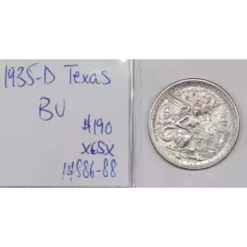 Classic Commemorative Silver--- Texas Independence Centennial 1934-1938-Silver- 0.5 Dollar