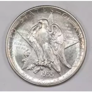 Classic Commemorative Silver--- Texas Independence Centennial 1934-1938-Silver- 0.5 Dollar