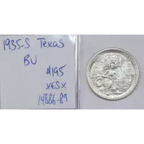 Classic Commemorative Silver--- Texas Independence Centennial 1934-1938-Silver- 0.5 Dollar