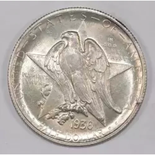Classic Commemorative Silver--- Texas Independence Centennial 1934-1938-Silver- 0.5 Dollar