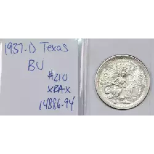 Classic Commemorative Silver--- Texas Independence Centennial 1934-1938-Silver- 0.5 Dollar