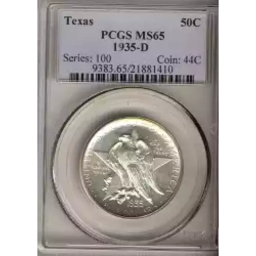 Classic Commemorative Silver--- Texas Independence Centennial 1934-1938-Silver- 0.5 Dollar (3)