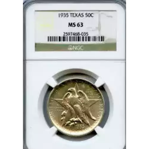 Classic Commemorative Silver--- Texas Independence Centennial 1934-1938-Silver- 0.5 Dollar (3)