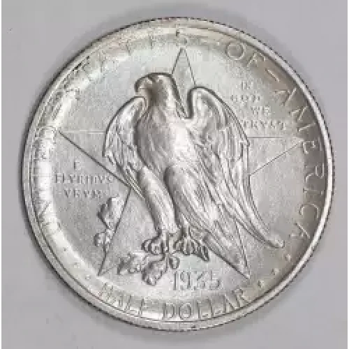 Classic Commemorative Silver--- Texas Independence Centennial 1934-1938-Silver- 0.5 Dollar