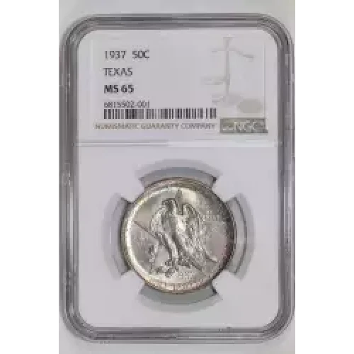 Classic Commemorative Silver--- Texas Independence Centennial 1934-1938-Silver- 0.5 Dollar