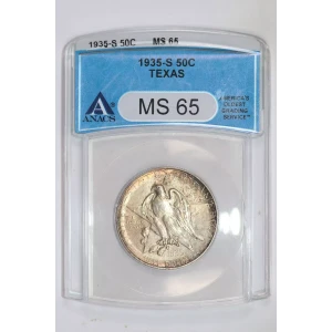 Classic Commemorative Silver--- Texas Independence Centennial 1934-1938-Silver- 0.5 Dollar