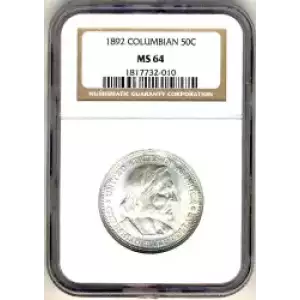 Classic Commemorative Silver--- World's Columbian Exposition Half Dollar 1892 - 1893 -Silver- 0.5 Dollar (3)