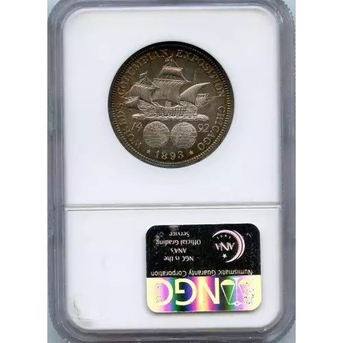 Classic Commemorative Silver--- World's Columbian Exposition Half Dollar 1892 - 1893 -Silver- 0.5 Dollar (3)