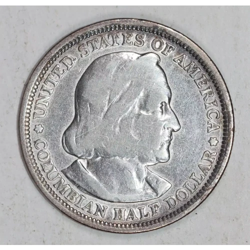 Classic Commemorative Silver--- World's Columbian Exposition Half Dollar 1892 - 1893 -Silver- 0.5 Dollar