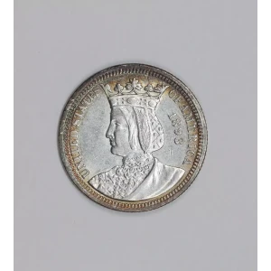 Classic Commemorative Silver--- World's Columbian Exposition, Isabella Quarter 1893-Silver- 0.25 Dollar