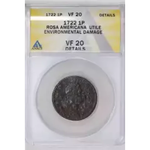 Colonial-French New World Issues-Coinage of 1721-1722-French Colonials in General 1767 Sou-copper- 1 Sou