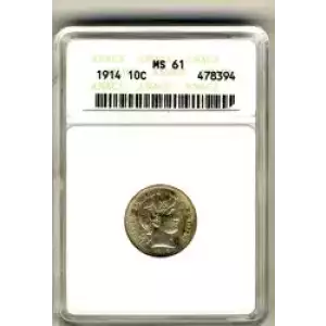 Dimes---Barber or Liberty Head 1892-1916 -Silver- 1 Dime (3)