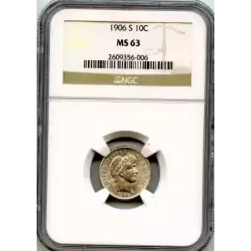 Dimes---Barber or Liberty Head 1892-1916 -Silver- 1 Dime (3)