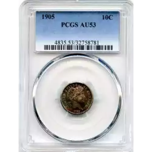 Dimes---Barber or Liberty Head 1892-1916 -Silver- 1 Dime (3)