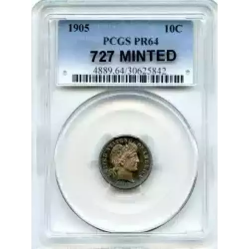 Dimes---Barber or Liberty Head 1892-1916 -Silver- 1 Dime (3)