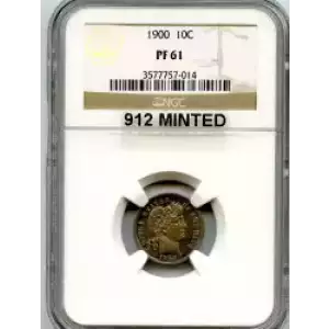 Dimes---Barber or Liberty Head 1892-1916 -Silver- 1 Dime (3)