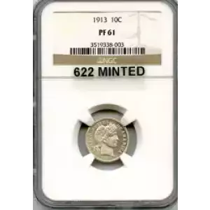 Dimes---Barber or Liberty Head 1892-1916 -Silver- 1 Dime (3)