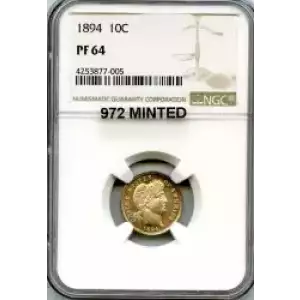 Dimes---Barber or Liberty Head 1892-1916 -Silver- 1 Dime (3)