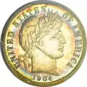 Dimes---Barber or Liberty Head 1892-1916 -Silver- 1 Dime (3)