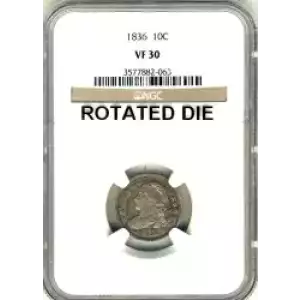 Dimes---Capped Bust 1809-1837 -Silver- 1 Dime (3)