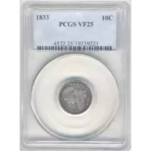 Dimes---Capped Bust 1809-1837 -Silver- 1 Dime (3)