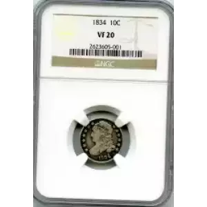 Dimes---Capped Bust 1809-1837 -Silver- 1 Dime (3)