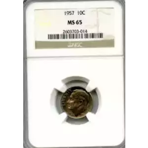 Dimes---Roosevelt 1946-1964-Silver- 1 Dime (3)