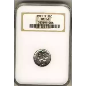 Dimes---Winged Liberty Head or Mercury 1916-1945 -Silver- 1 Dime (3)