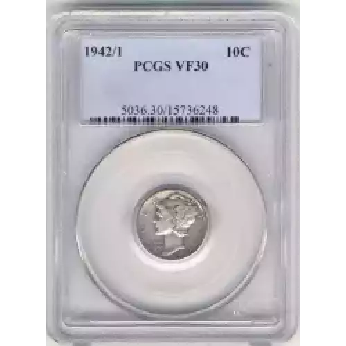 Dimes---Winged Liberty Head or Mercury 1916-1945 -Silver- 1 Dime (3)