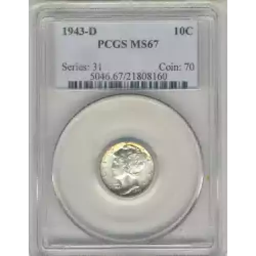 Dimes---Winged Liberty Head or Mercury 1916-1945 -Silver- 1 Dime (3)