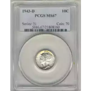 Dimes---Winged Liberty Head or Mercury 1916-1945 -Silver- 1 Dime (3)