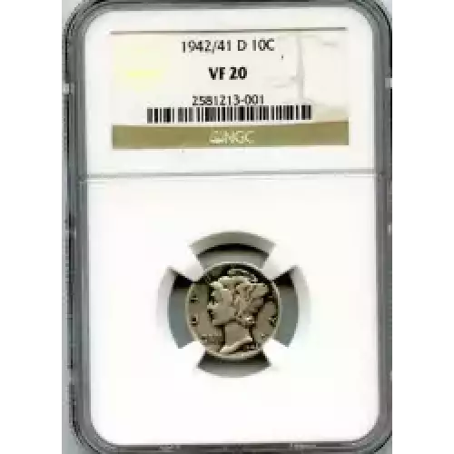 Dimes---Winged Liberty Head or Mercury 1916-1945 -Silver- 1 Dime (3)