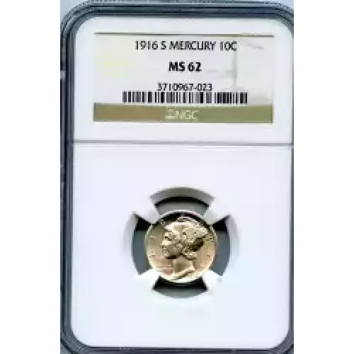 Dimes---Winged Liberty Head or Mercury 1916-1945 -Silver- 1 Dime (3)