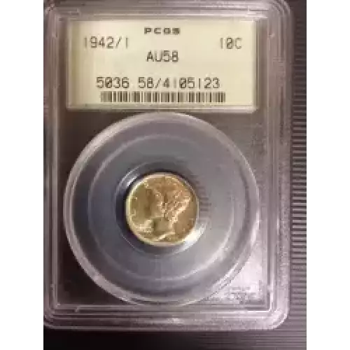 Dimes---Winged Liberty Head or Mercury 1916-1945 -Silver- 1 Dime (3)