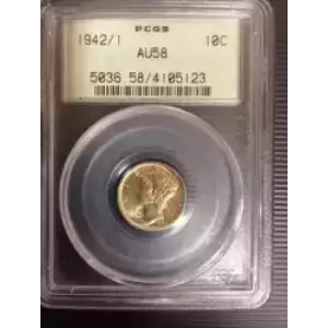 Dimes---Winged Liberty Head or Mercury 1916-1945 -Silver- 1 Dime (3)